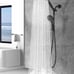 Dual Handheld Shower Head Combo, 2-in-1 Rain Shower Heads System 8 In