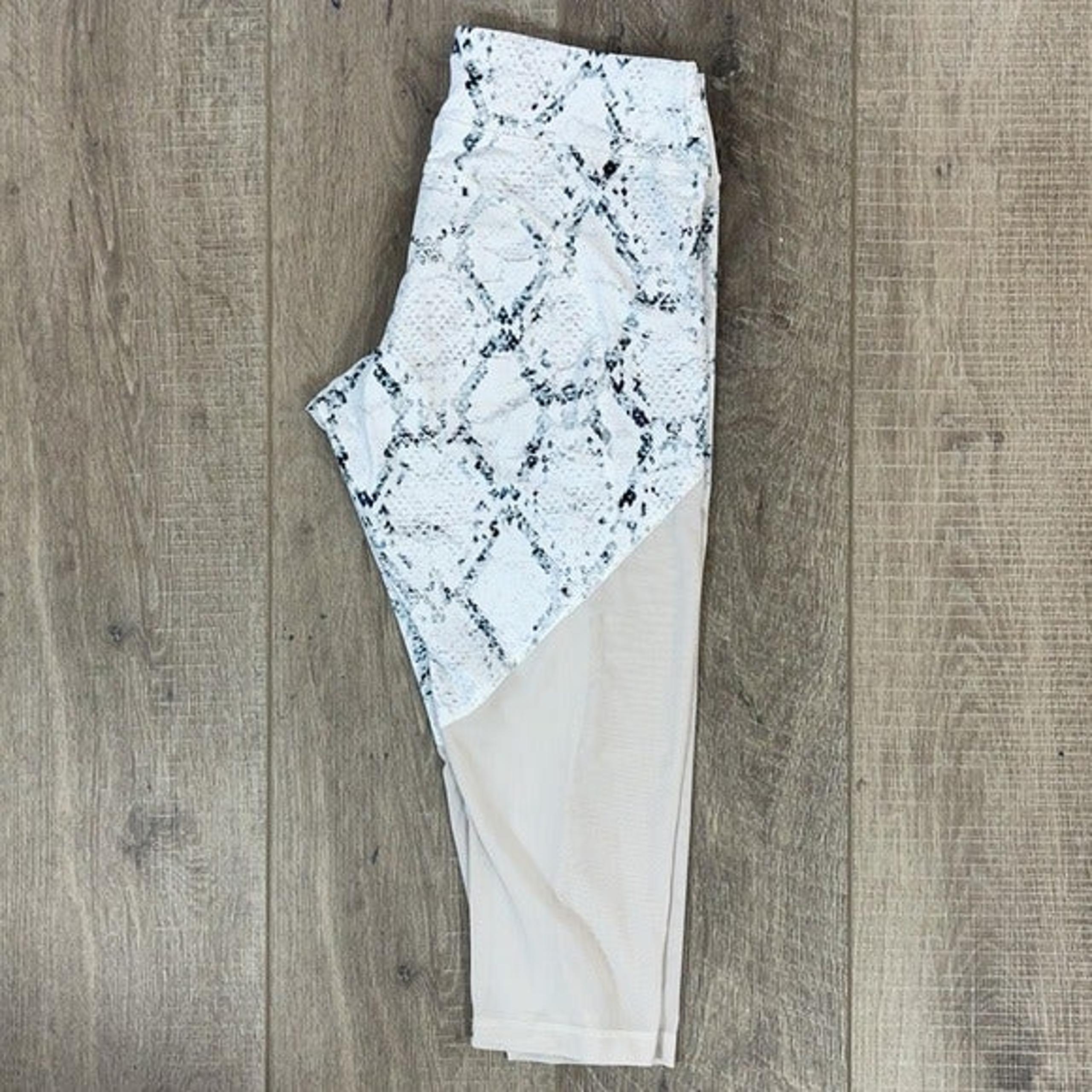 Varley Women's White/Black Athletic Legging Sz XS