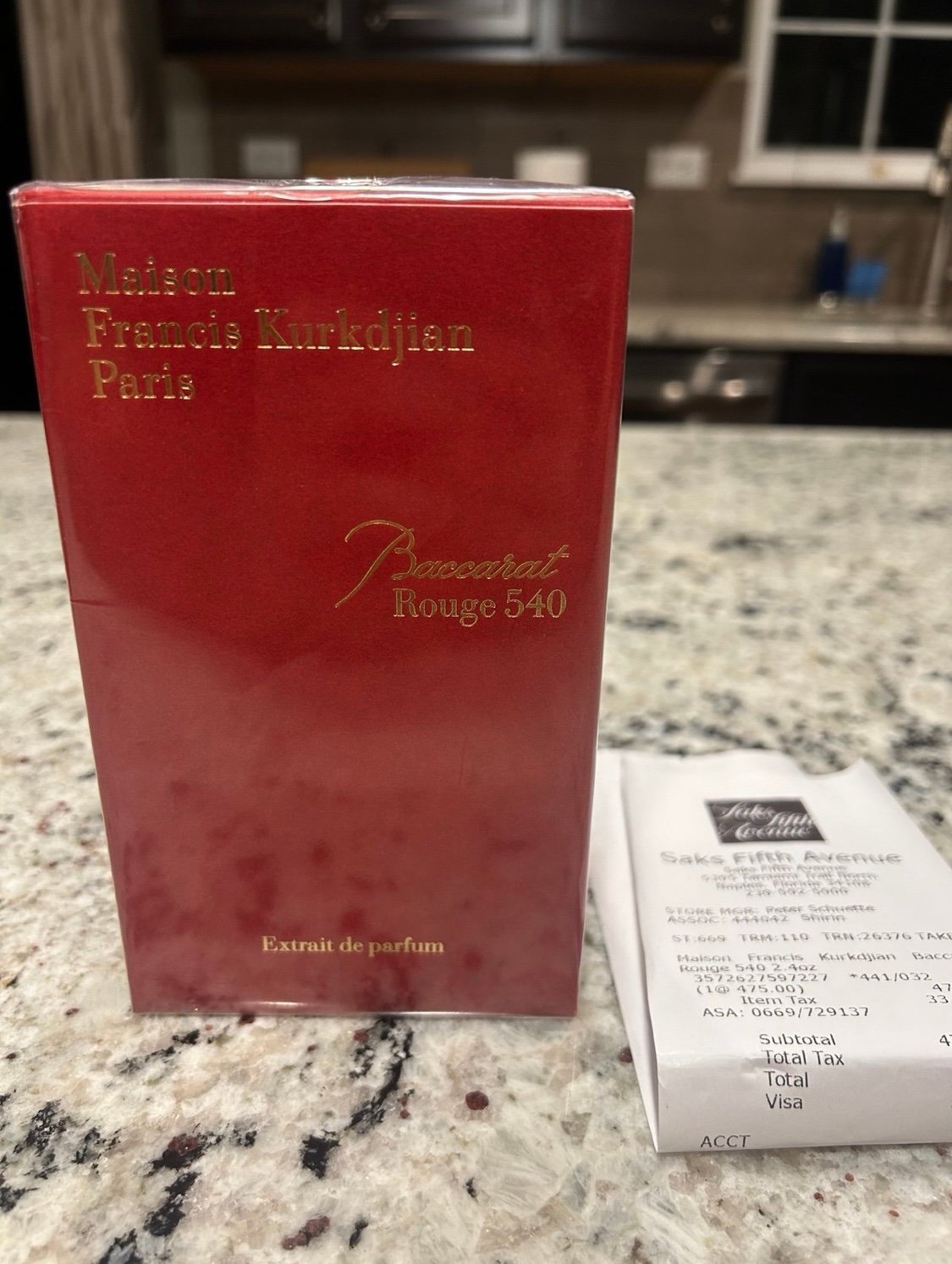 Maison Francis Kurkdjian Baccarat Rouge 540 EDP – Unisex.
