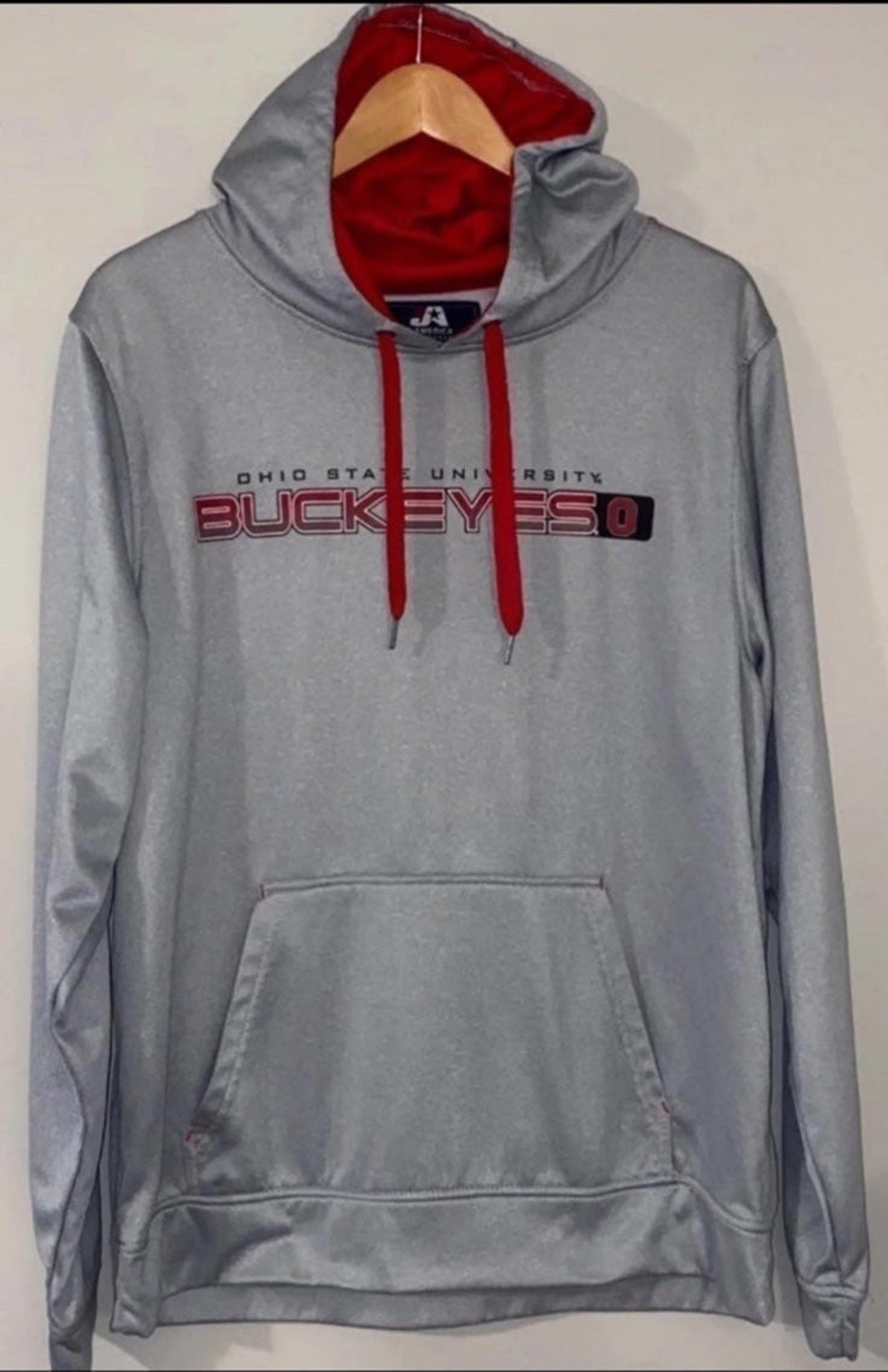OHIO STATE Pullover Hoodie, Mens Large