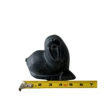 Inuit Carving Stone Walrus Sculpture Handmade Vintage Collectible