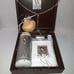 Candle Keepsake Box Set de Vela En Caja de Madera Virgen Maria