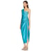 Revolve Greek Goddess Baobab Swim Coverup One Shoulder Nikka Dress Blue Size XS