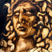 Mythology Wood Burning Fantasy Art Original Medusa Unique Ooak Unique Drawing