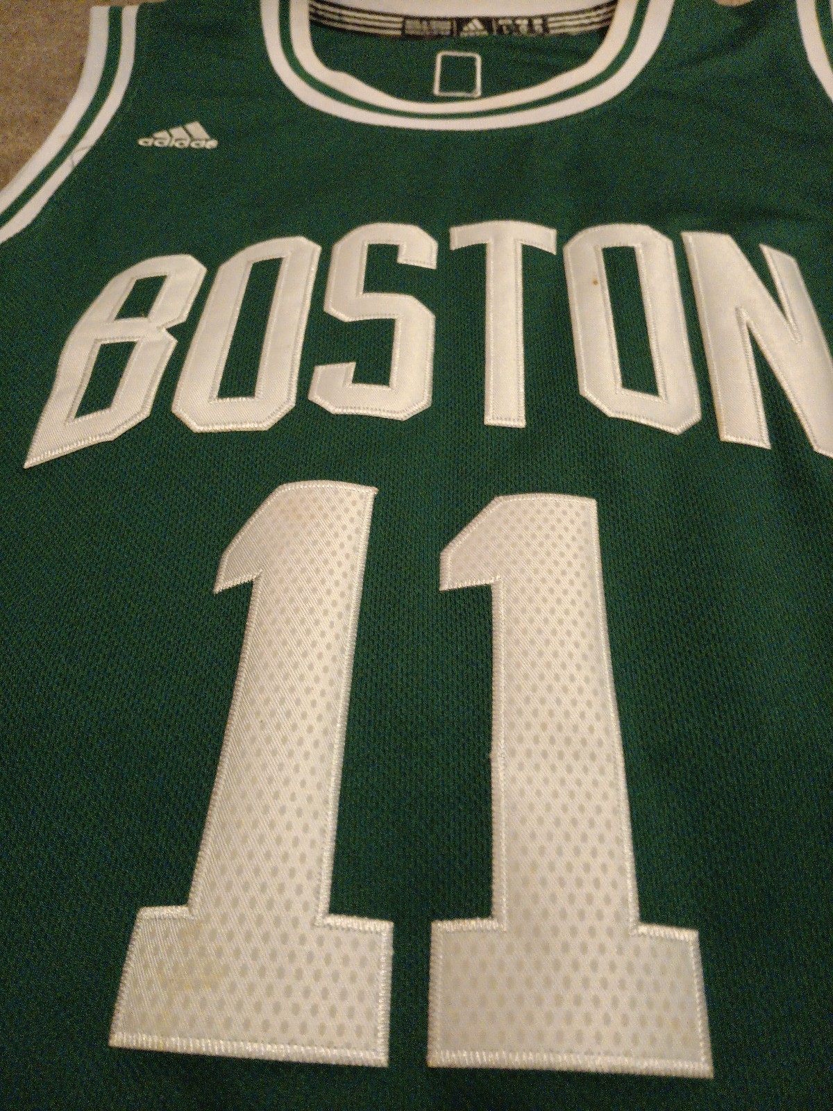 Kyrie Irving Boston Celtics Jersey #11 Adidas Men Size Large Green Swingman3