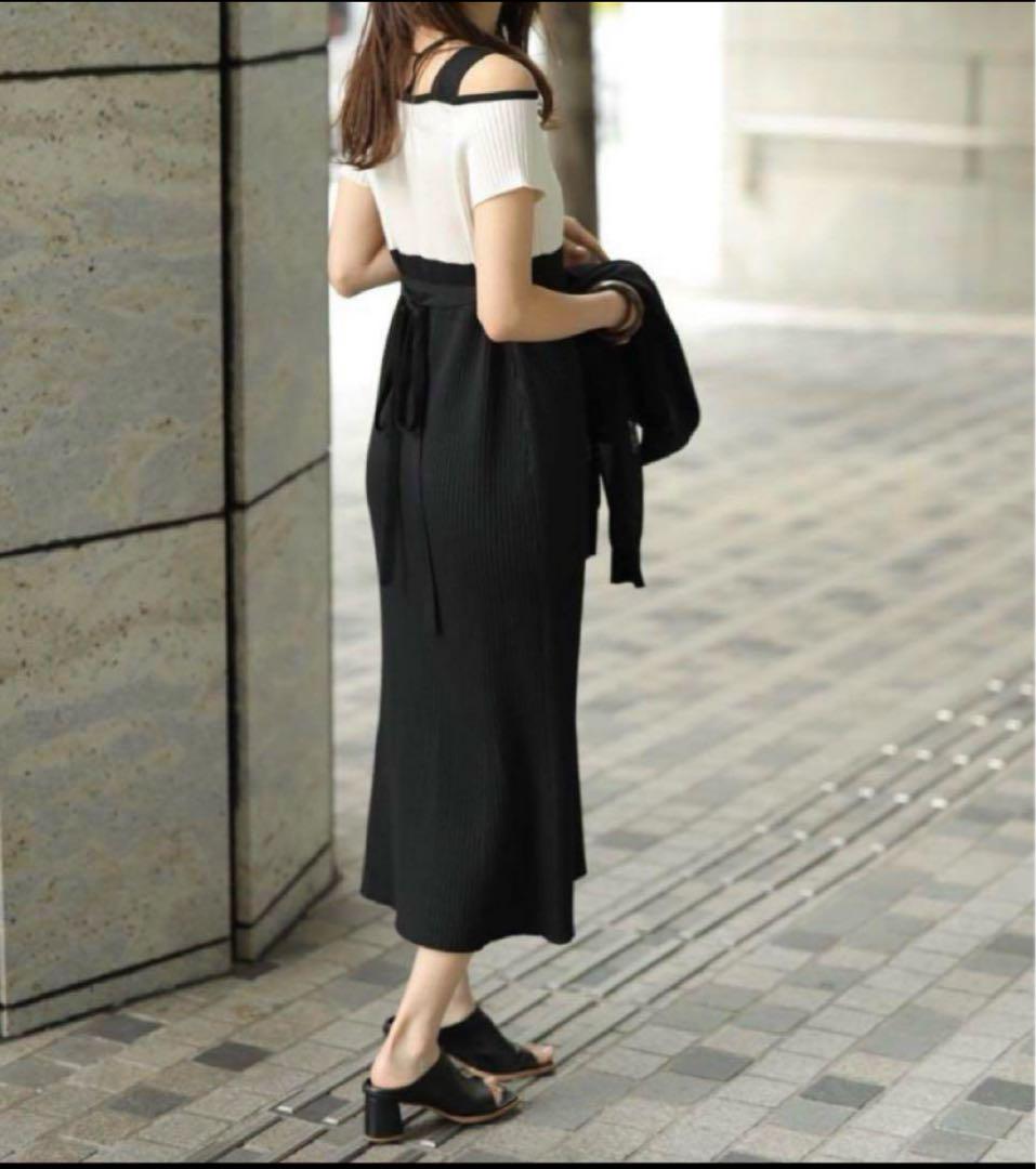 Rirandture Design Strap Knit Dress