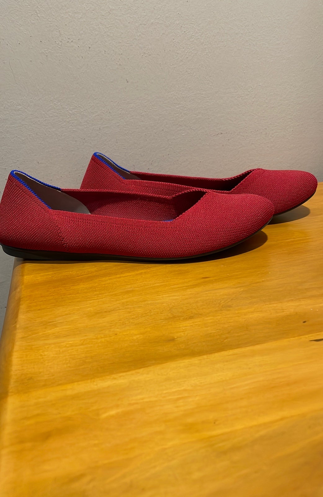 Rothy’s Red round toed flats 8.5