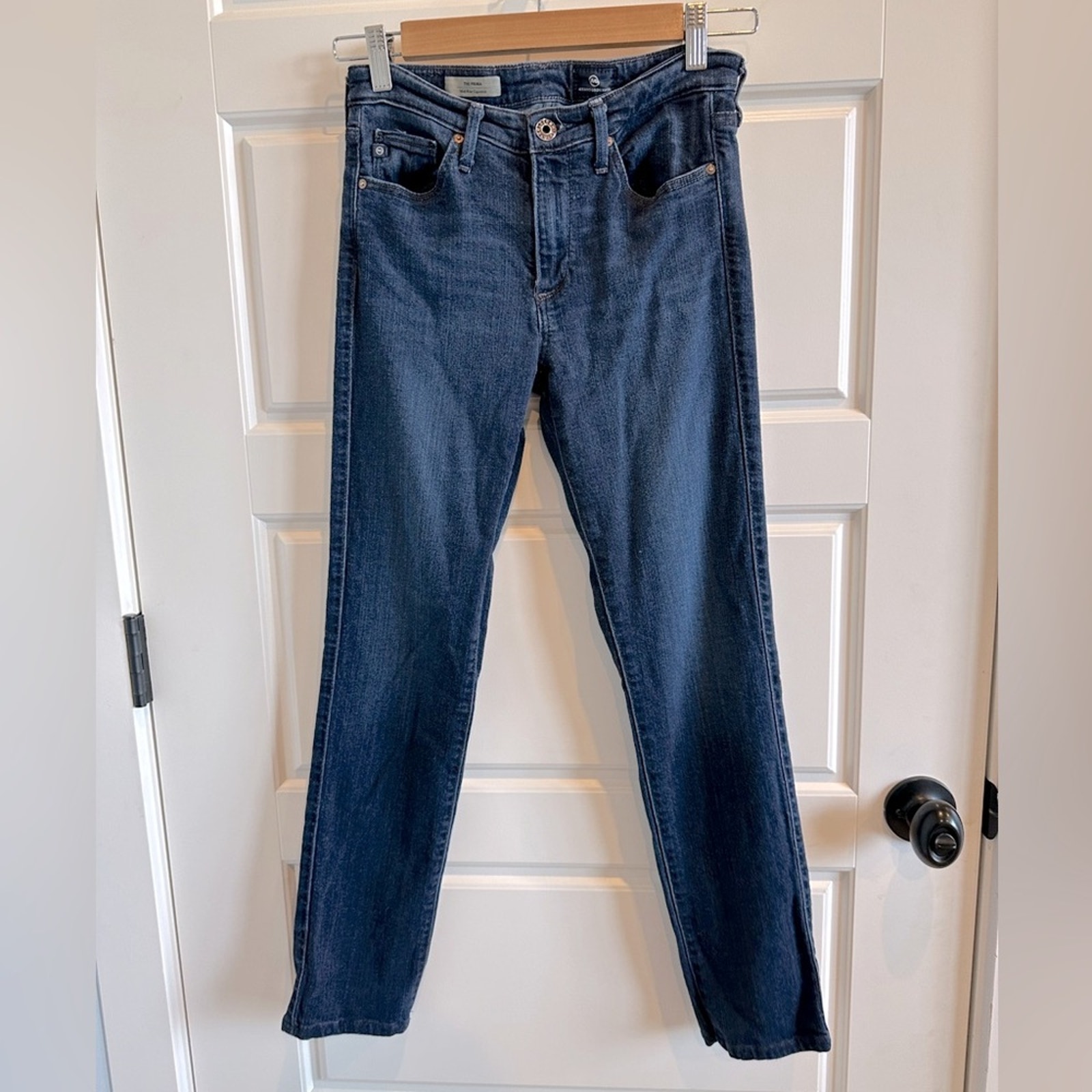 AG Adriano Goldschmied The PRIMA Mid-Rise Cigarette Denim Skinny Jean 26R