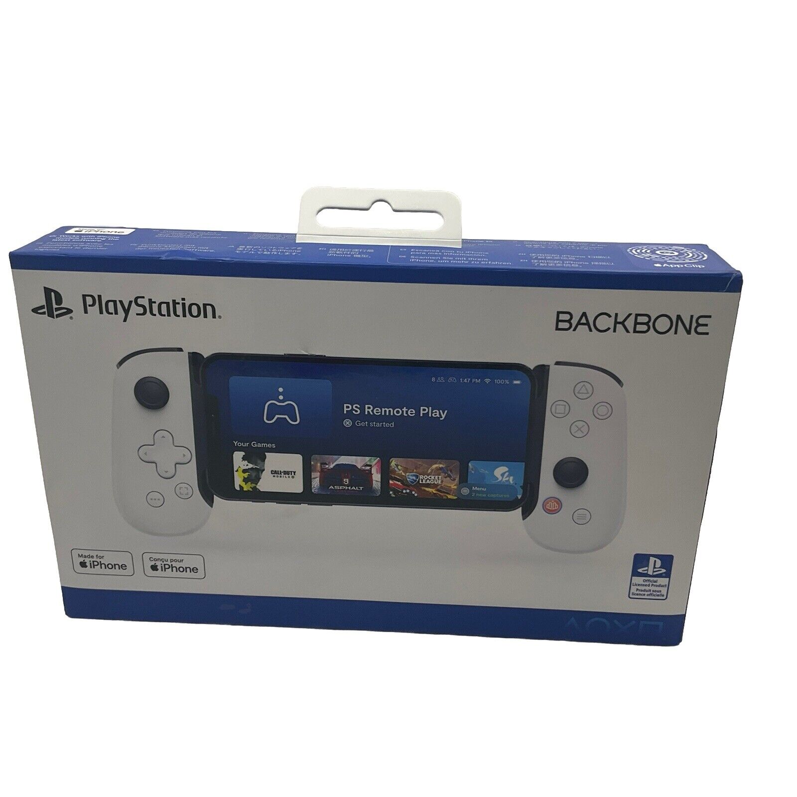 PS Backbone Mobile Gaming Controller for iPhone Play Station New Open Box