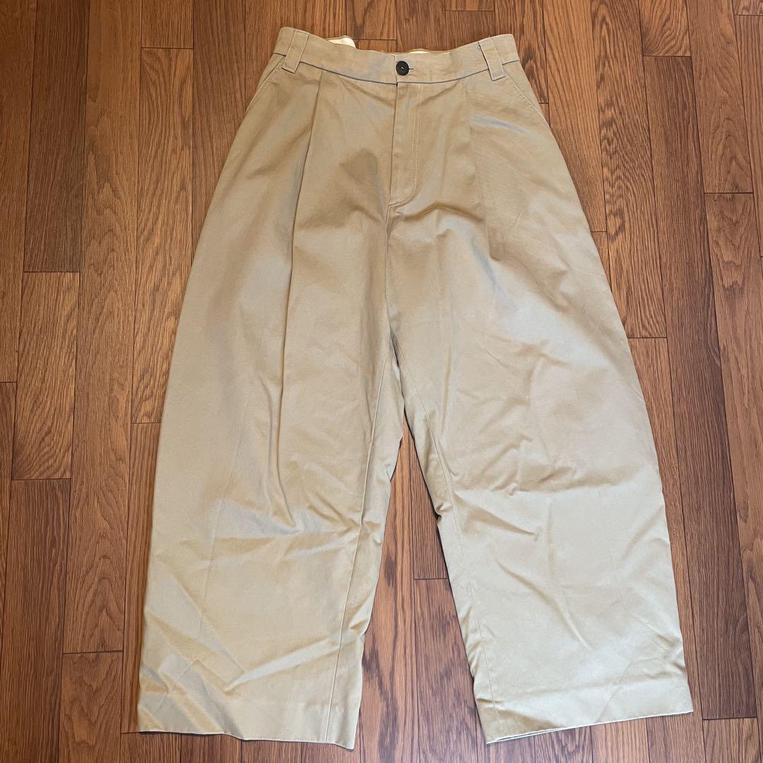 Studio Nicholson Wide Pants SORTE Size S TAN
