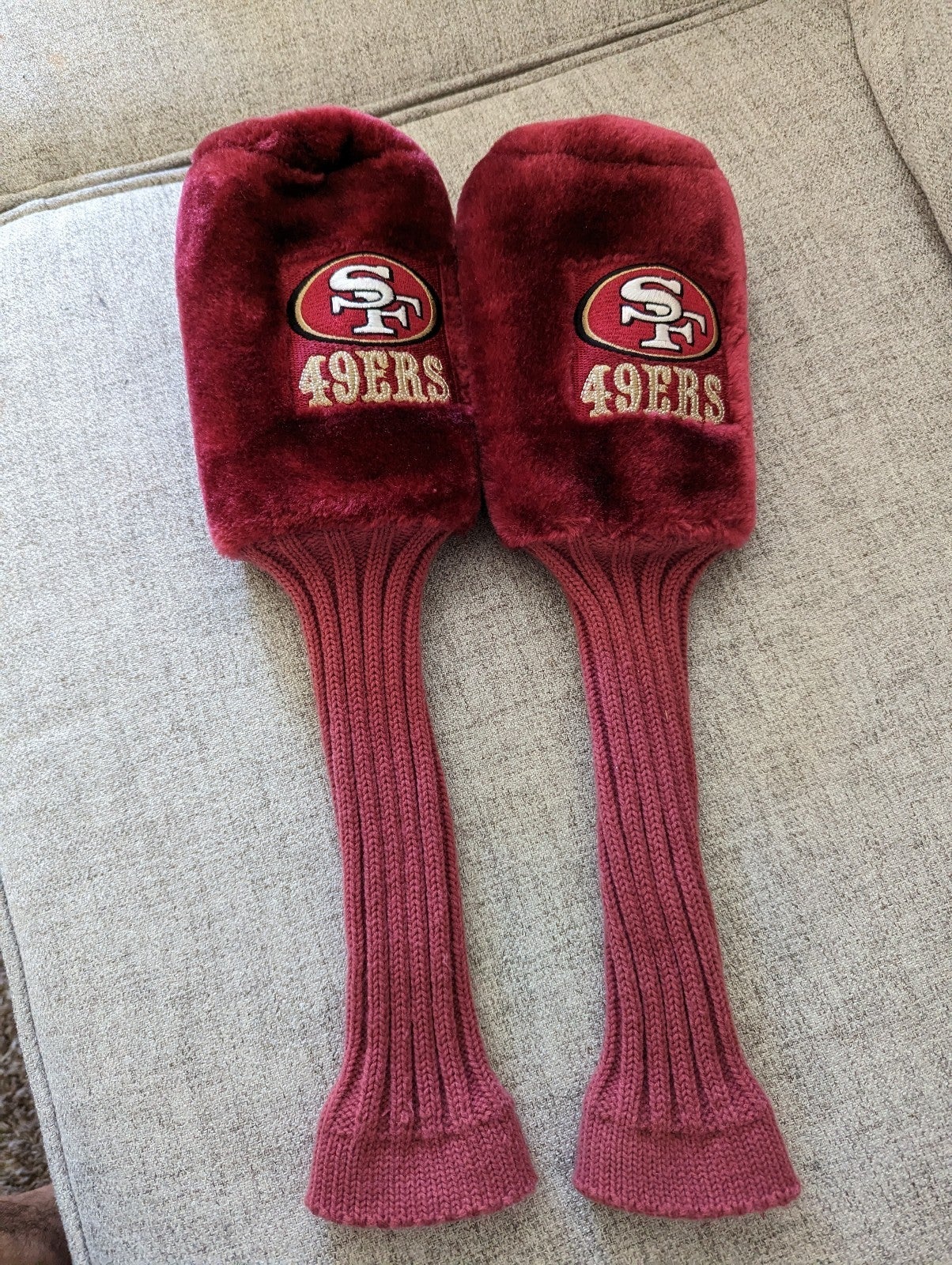 Vintage Golf club covers San Francisco 49ers embroidered set 3 and X