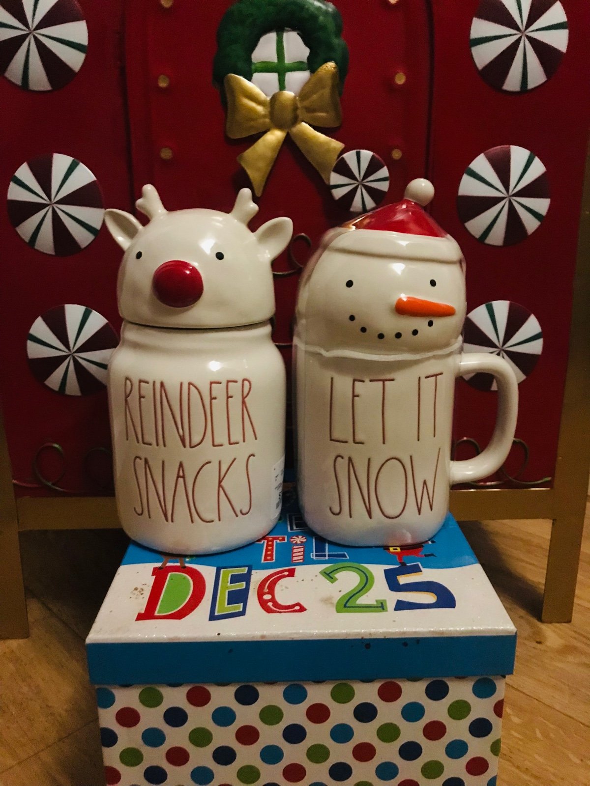 Rae Dunn REINDEER SNACKS BUNDLE
