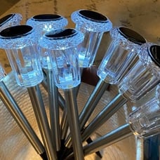 Solar Lights Outdoor 10 Pack Solar Pathway Lights Outdoor Waterproof
