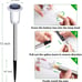 Solar Lights Outdoor 10 Pack Solar Pathway Lights Outdoor Waterproof