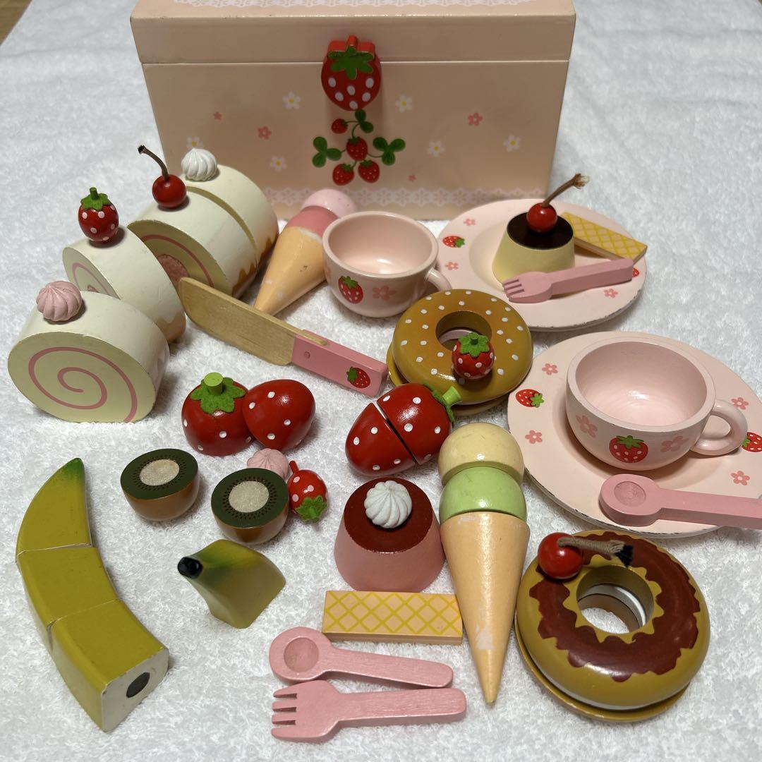 Wooden Play Kitchen Set