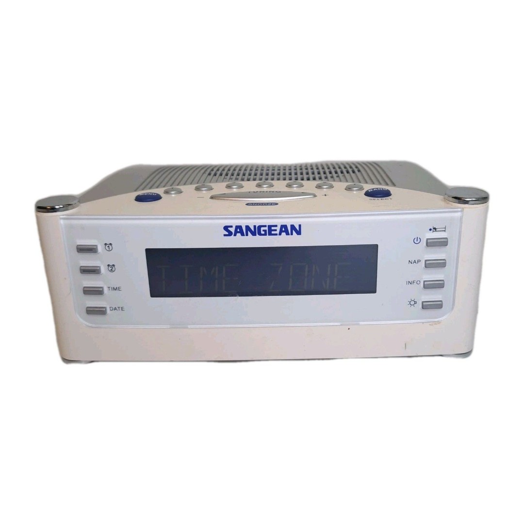 Sangean RCR-22 Atomic Digital Alarm Clock AM/FM 2 Bands Radio 2 Bands Time