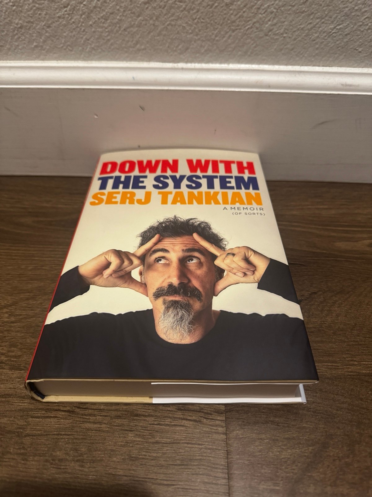 SERJ TANKIAN SYSTEM OF A DOWN | DOWN WITH THE SYSTEM BOOK SIGNED AUTOGRAPHED