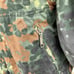 German Bundeswehr Flecktarn Camo Military Parka Jacket GR13 XL Tall Hood