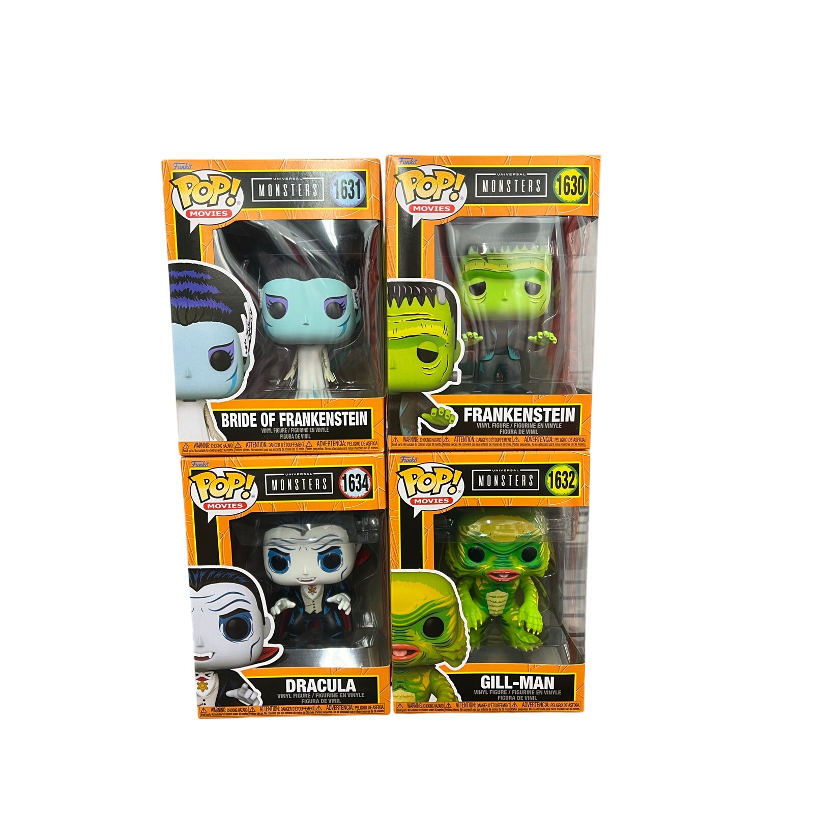 Universal Monsters Dracula Gil-Man Frankenstein Funko Pop