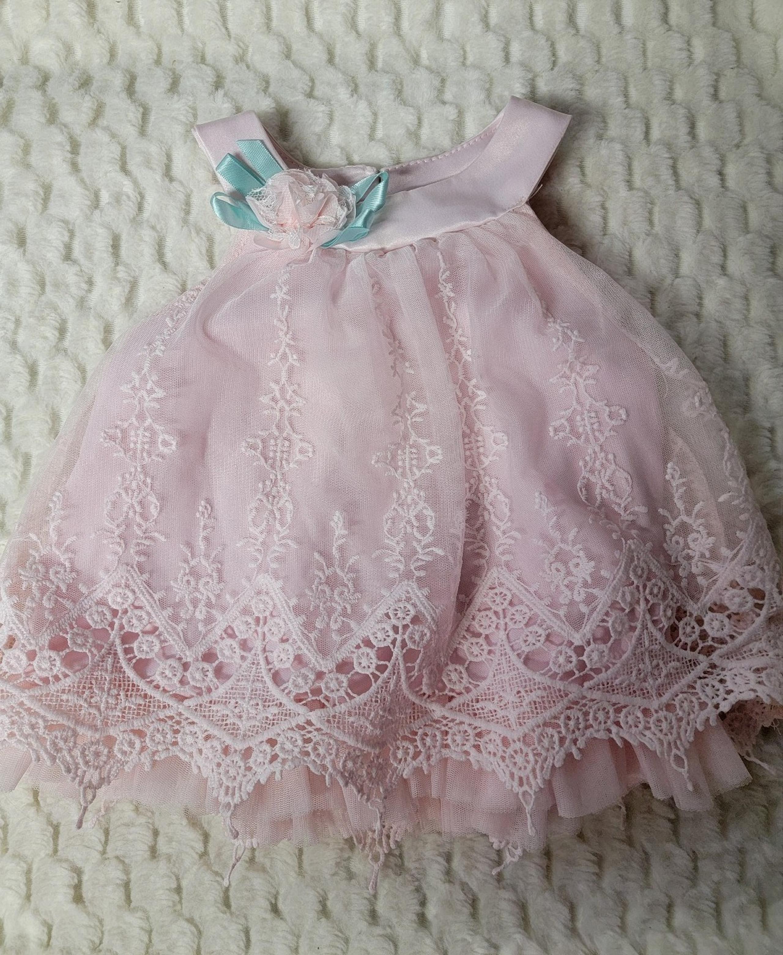 Rare Editions Pink baby girl dress