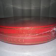 Gucci Designer Ribbon 75M /82 Yards Red/Gold .63 Width ~ One Roll