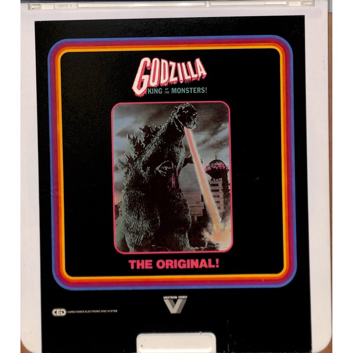 Godzilla: King Of The Monsters (1956) CED RCA SelectaVision TESTED WORKING