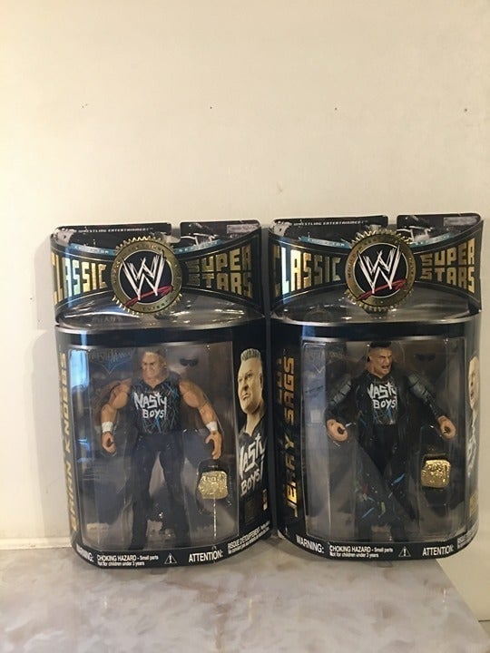 THE NASTY BOYS WWE Classic Superstars Collector Series 12 RARE