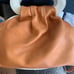 L’ artigiano Sorrentino Italian Leather Bucket Crossbody Pumpkin Orange bag