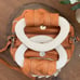 L’ artigiano Sorrentino Italian Leather Bucket Crossbody Pumpkin Orange bag