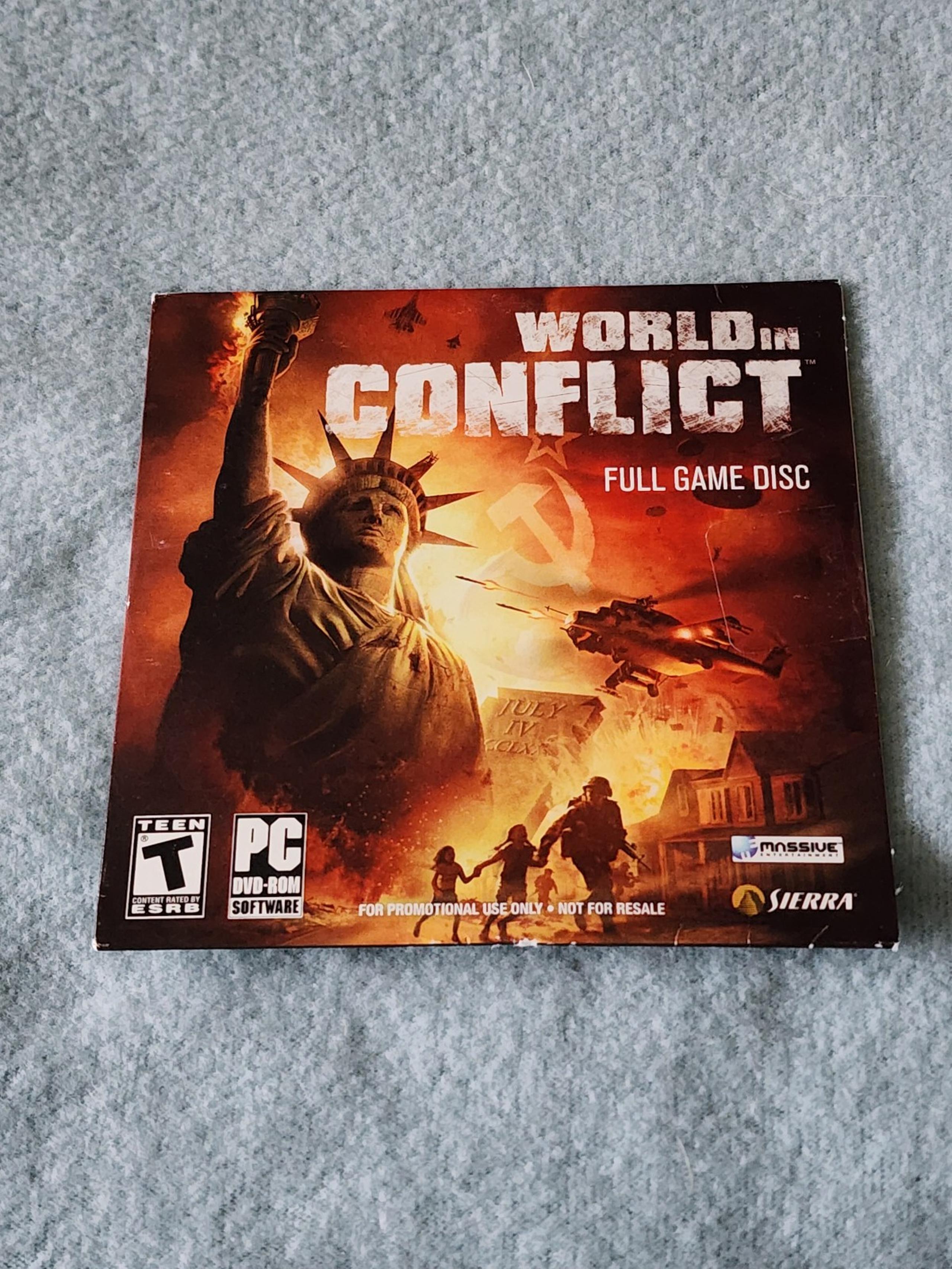 World in Conflict on Windows PC CD-Rom Like New
