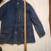Cabela’s Outerwear Women’s Med Blanket Lined Denim Chore Jacket Leather Collar
