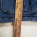 Cabela’s Outerwear Women’s Med Blanket Lined Denim Chore Jacket Leather Collar
