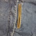 Cabela’s Outerwear Women’s Med Blanket Lined Denim Chore Jacket Leather Collar