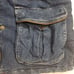 Cabela’s Outerwear Women’s Med Blanket Lined Denim Chore Jacket Leather Collar