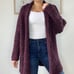 Free People Dreamy Day Cardigan purple size XS