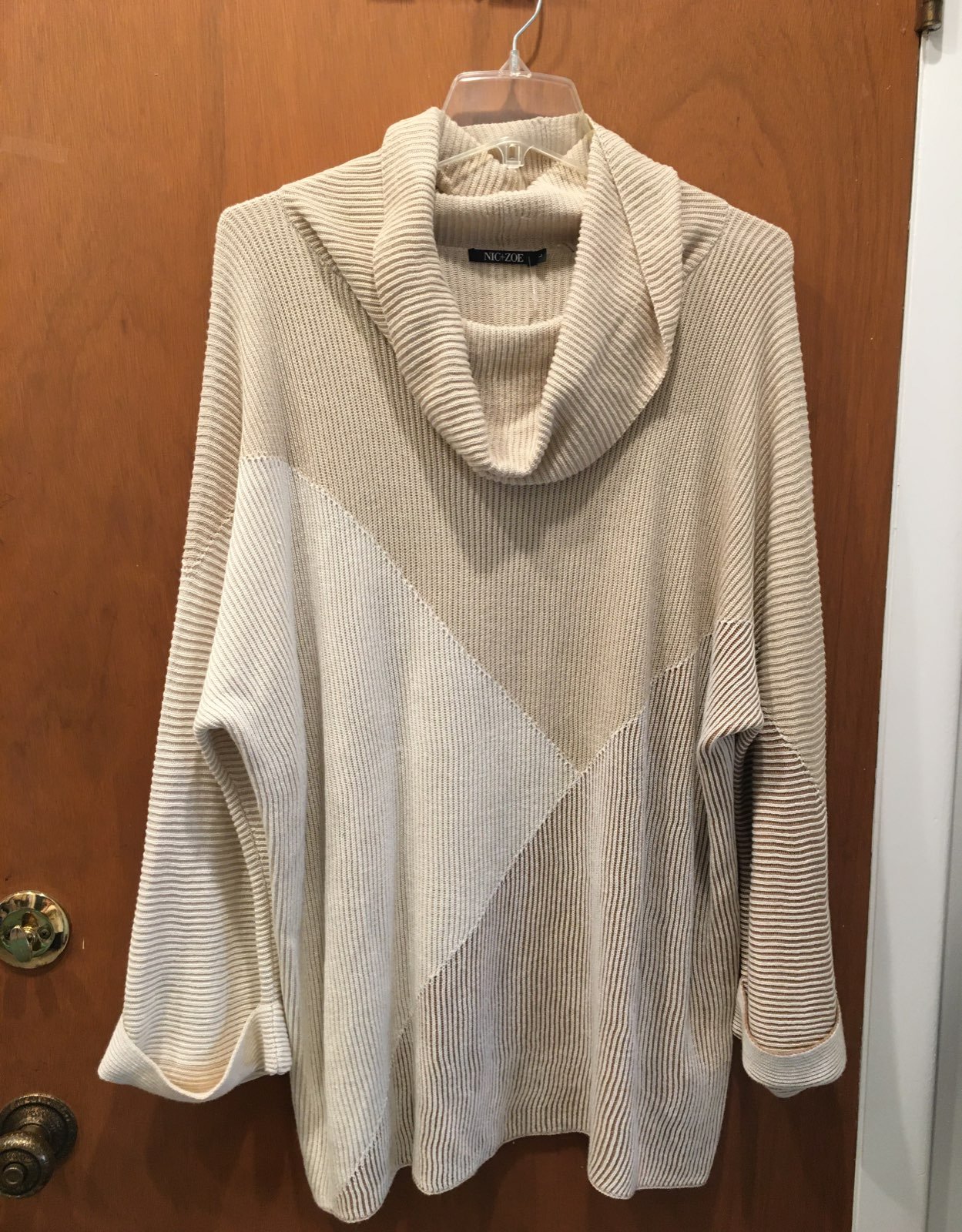 NIC+ZOE cowl neck sweater