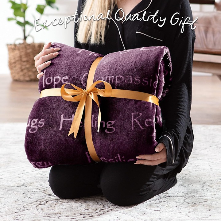 Premium Sympathy Hugs Gift Throw Blanket f231a