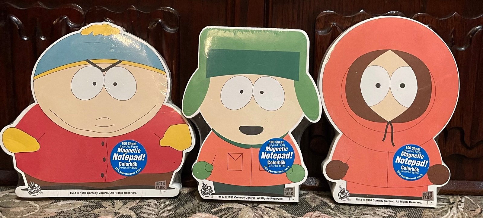 3 South Park 100 Sheet Notepads