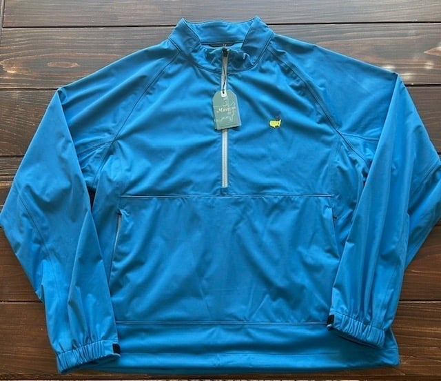 NWT Masters Tech Blue Pullover with Pocket Large