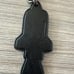 NWT Coach Rocket Bag Charm F30014 Antique-Nickel / Black-Multi