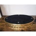 Vintage 1950s Gold Vanity Perfume Mirrored Tray