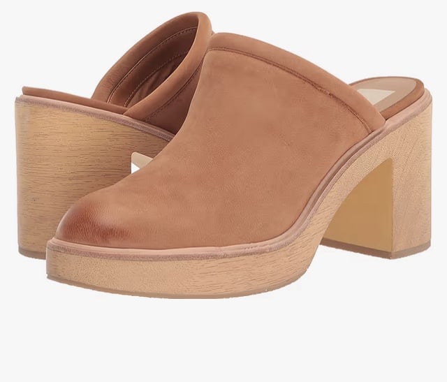 Dolce Vita Women's Camdin Mule brown suede Women’s Sz 8