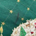Vintage Christmas Tablecloth Teacups Cakes Border Green 99x57 Holiday Home Decor
