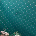 Vintage Christmas Tablecloth Teacups Cakes Border Green 99x57 Holiday Home Decor