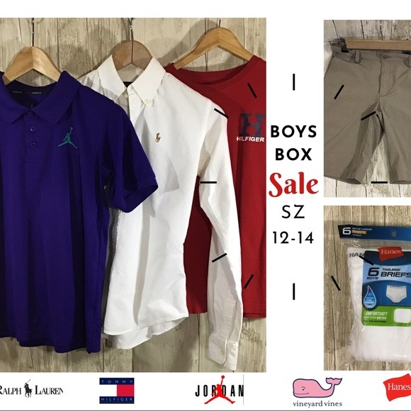 Boys 12-14 Box Collection Designer!!