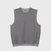 MONOHA Sheer Short Sleeveless Knit Ivory