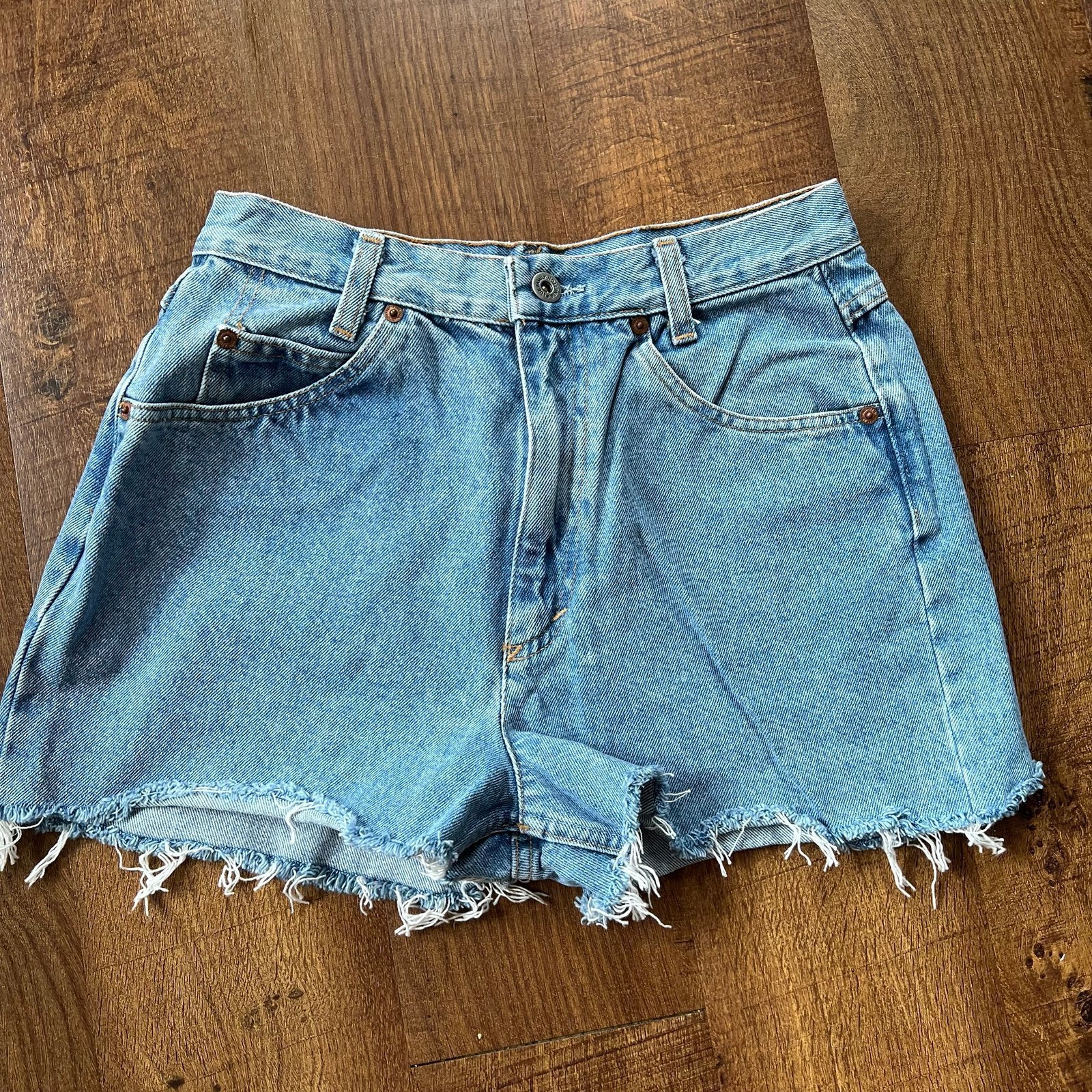 Benetton Vintage Blue Family Basic Denim Shorts
