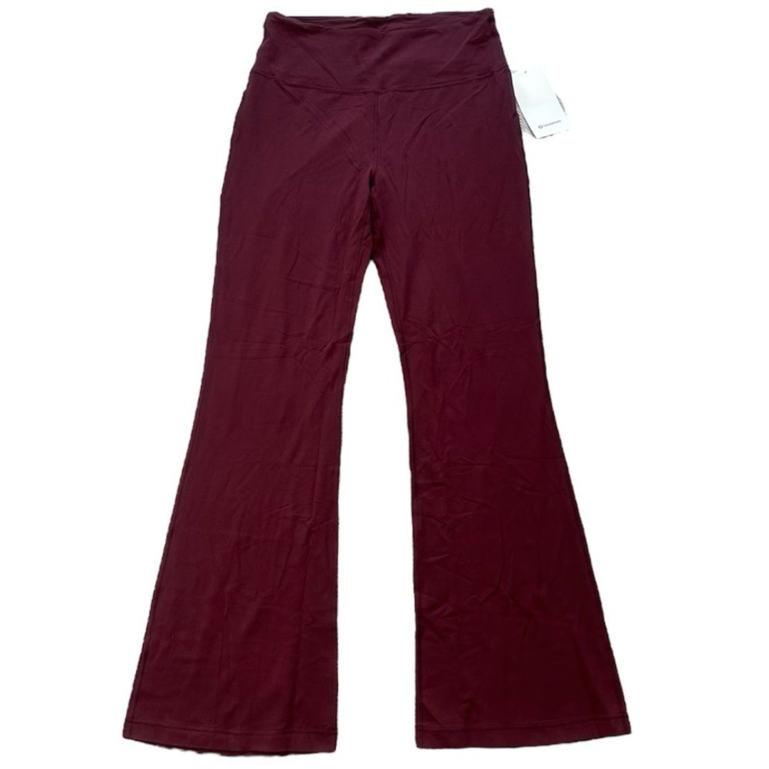 Lululemon Groove Super High Rise Pants Leggings Size 14 NWT 138 Red Merlot