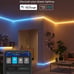 RGBIC LED Strip Lights 16.4ft with Covers, Smart LED Lights