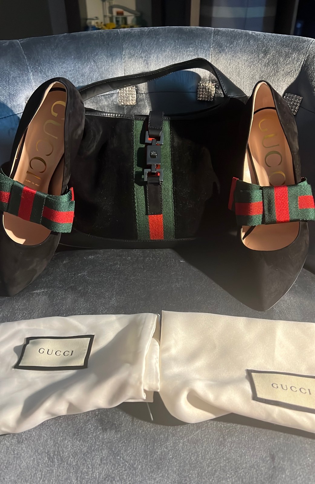 Trio color GG purse